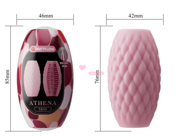 Мастурбатор яйце Pretty Love - Athena EROS Pink BM-00900T99-1 фото