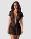 (SALE) Пеньюар Obsessive Alluria peignoir & thong S/M SX1124 фото 1