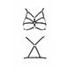 Бюстгальтер-стрепы ARMANDA BRA black S/M - Passion Exclusive PS26802 фото 5