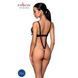 Боди из экокожи Passion CELINE BODY S/M, black, с доступом, открытый SO6404 фото 2