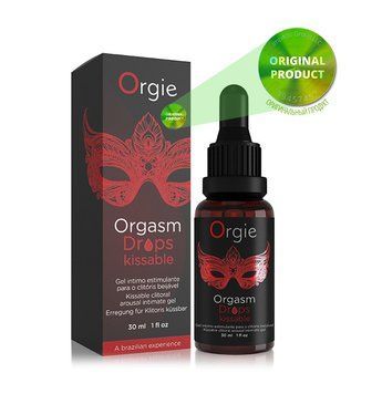 Краплі для клітора Orgie Orgasm Drops kissable (яблуко і кориця), 30мл 618055 фото