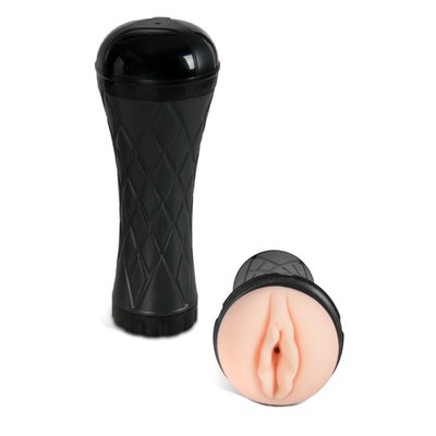Мастурбатор - вагіна у колбі з кібершкіри-Vagina cyber skin - Latarka BS60024 фото