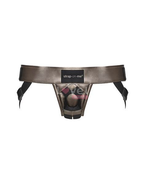 Трусы для страпона Strap-On-Me Leatherette Harness CURIOUS (м'ята упаковка!!!) SO4508-R фото