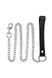 Поводок из натуральной кожи Fetish Tentation Premium Metal leash with cowhide leather wrist 115 см SX1097 фото 1