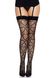 Ажурные чулки с сердечками Leg Avenue Heart Black, one size SO7909 фото 1