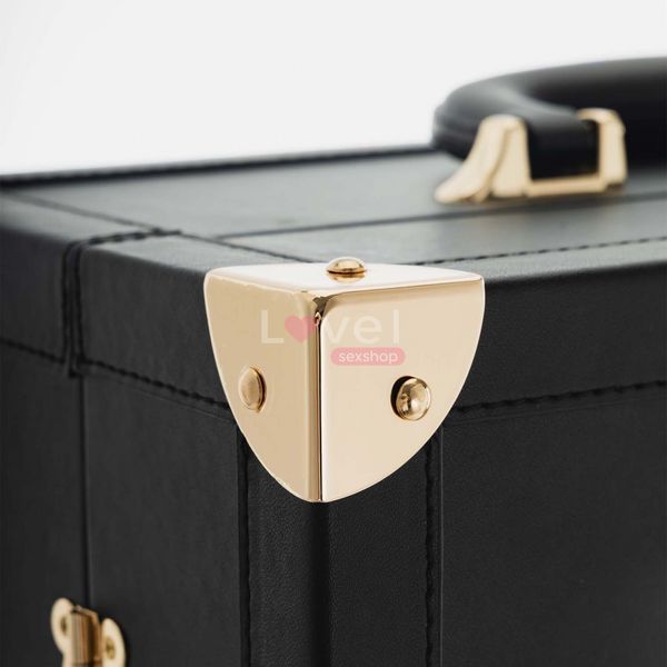 БДСМ-набір LOCKINK All-in-1 BDSM Play Kit, коричневий, ремені, маска, кляпи, анальні пробки, свічки SX0820 фото