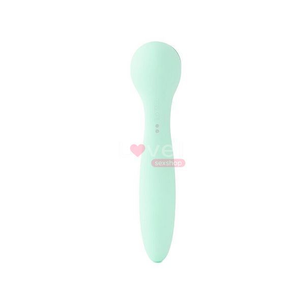 Вакуумний стимулятор з вібратором KISSTOY Polly Max Cyan SO9559 фото