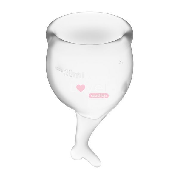 Набір менструальних чаш Satisfyer Feel Secure (transparent), 15мл і 20мл, мішечок для зберігання SO3994 фото