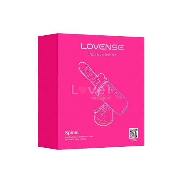Смарт-мини секс-машина Lovense Spinel имитация фрикций, подогрев, 3 насадки, на присоске SX3316 фото