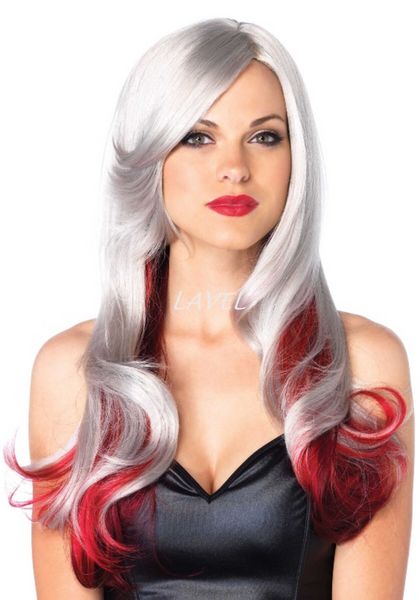 Leg Avenue Allure Multi Color Wig Grey/Red SO8008 фото