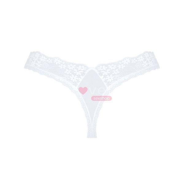 Мереживні танга Obsessive Heavenlly thong M/L SO8186 фото