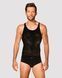 Чоловіча напівпрозора майка-борцовка з візерунком Obsessive T103 tank top S/M/L, чорна SO7311 фото 1