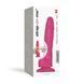 Реалістичний фалоімітатор Strap-On-Me Sliding Skin Realistic Dildo Fuchsia M, ефект рухливої шкіри SO6255 фото 7