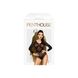 Боди Penthouse High On Love XL Black, глубокий вырез на спине, имитация стреп SO6440 фото 3