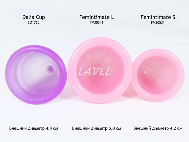 Менструальная чаша Femintimate Eve Cup размер L, диаметр 3,8см, для обильных выделений FM30541 фото