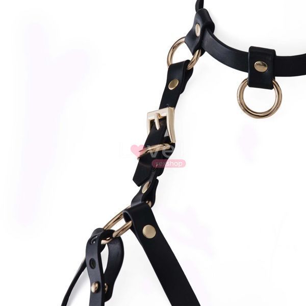 Портупея на груди LOCKINK SEVANDA Queen Chest Harness with Removable Bra SX0873 фото
