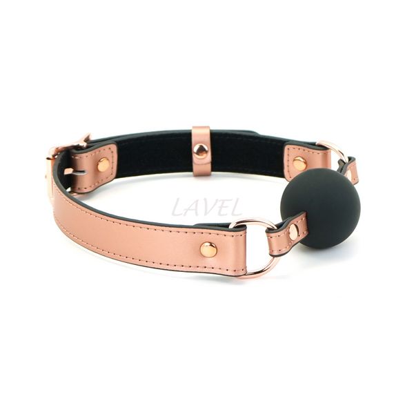 Кляп Liebe Seele Rose Gold Memory Ball Gag SO9493 фото