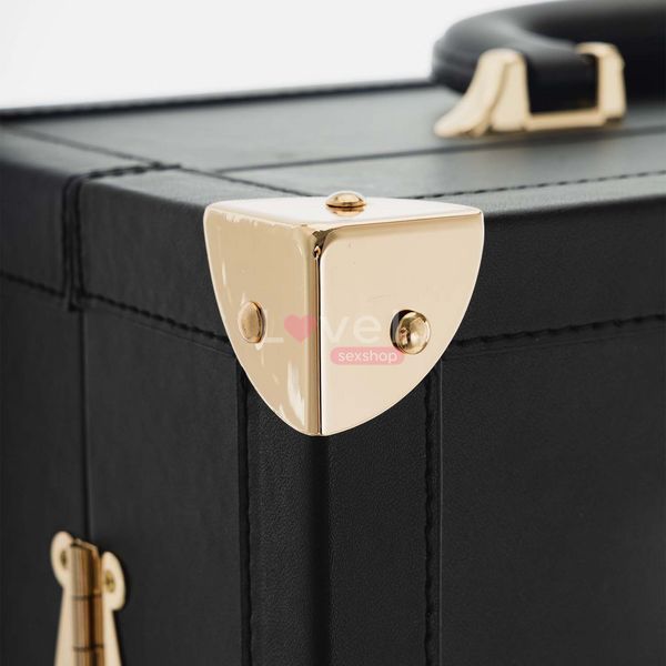 БДСМ-набор LOCKINK All-in-1 BDSM Play Kit, черный, ремни, маска, кляпы, анальные пробки, свечи SX0821 фото