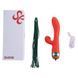 Вібратор-кролик з флогером LOCKINK SEVANDA Whip Vibrating Massage Wand - Red & Green SX0903 фото 4
