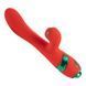 Вібратор-кролик з флогером LOCKINK SEVANDA Whip Vibrating Massage Wand - Red & Green SX0903 фото 5