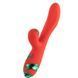 Вібратор-кролик з флогером LOCKINK SEVANDA Whip Vibrating Massage Wand - Red & Green SX0903 фото 1