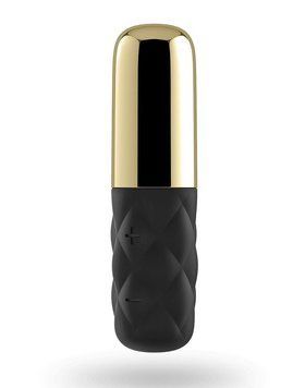 Мощный мини-вибратор Satisfyer Sparkling Darling Gold со съемным колпачком, 15 режимов работы SO3106 фото