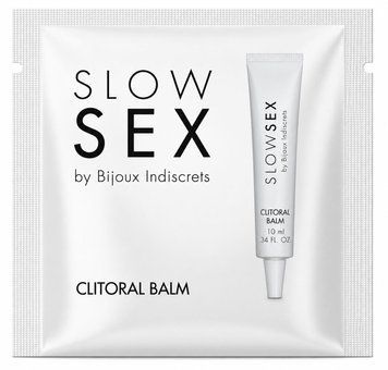 Пробник розігрівального бальзаму для клітора Bijoux Indiscrets Slow Sex Clitoral balm SO5948 фото