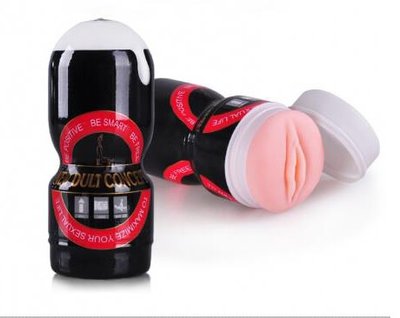 Мастурбатор - вагіна реалістичний у колбі з кібершкіри Passion Cup Vagina 04 BS60022 фото