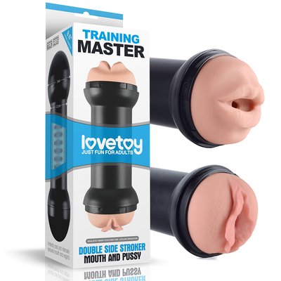 Мастурбатор - Traning Master Double Side Stroker Mouth And Pussy 6452LVTOY381 фото