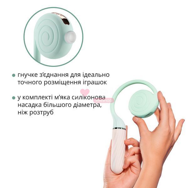 Пульсатор с вакуумной стимуляцией Otouch LOLLIPOP Teal SO9427 фото