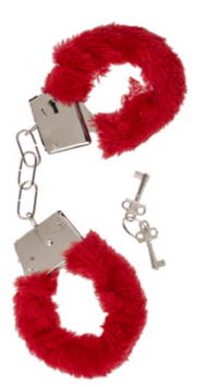 Наручники Plush Handcuffs With Keys Red 99660630049-1 фото