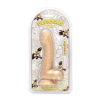 Фаллоимитатор с ароматом ванили Toyz4lovers Delicious Dildo Vanilla, 18,5 см 60010013979 фото