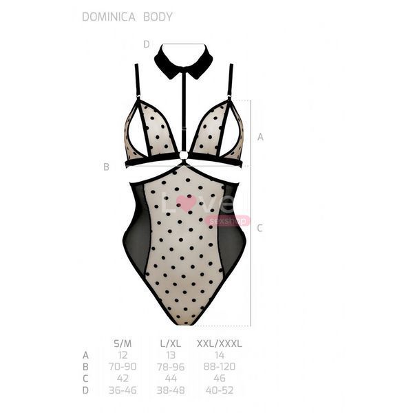 Боди Passion DOMINICA BODY XXL/XXXL, beige SO8426 фото