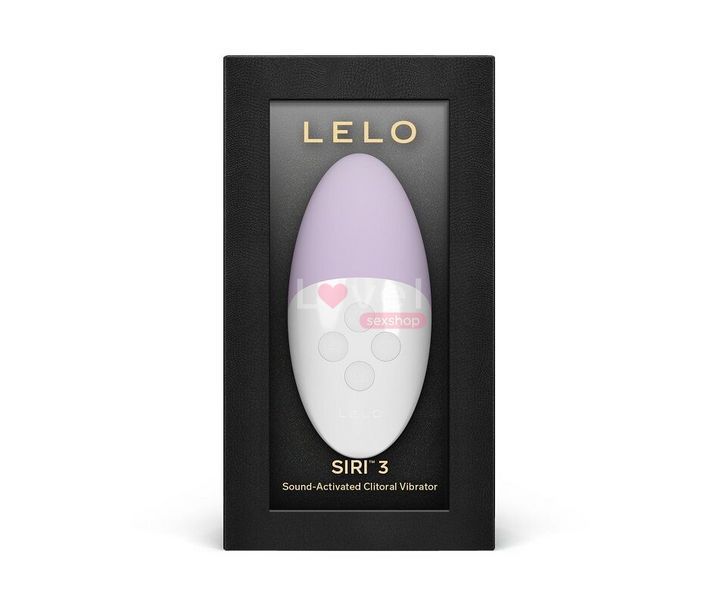 Музыкальный вибратор для клитора LELO SIRI 3 Calm Lavender, вибрации в ритме звуков без смартфона SX0697 фото