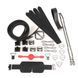 БДСМ-набор LOCKINK Bondage & Restraint Set, черный, натуральная кожа, фиксаторы, маска, кляп SX0823 фото 2
