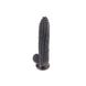 Фалоімітатор Corn Dildo Black (довжина21см, діаметр 4 см) LAV2000072 фото 2