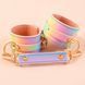 Наручники Unicorn Kiss Cuffs, пастельний веселковий градієнт, регульований розмір 291306037 фото 2