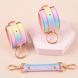Наручники Unicorn Kiss Cuffs, пастельний веселковий градієнт, регульований розмір 291306037 фото 1