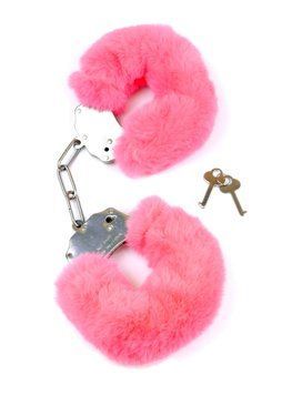 Наручники Fetish Boss Series Furry Cuffs Pink BS61002 фото