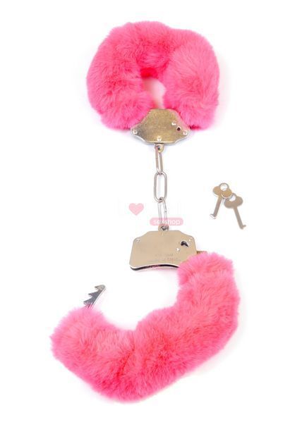 Наручники Fetish Boss Series Furry Cuffs Pink BS61002 фото