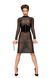 Сукня з мокрим ефектом Noir Handmade F182 Classic dress made of elastic tulle, XL SX0050 фото 5
