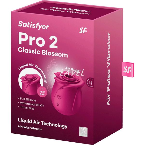 Вакуумный клиторальный стимулятор Satisfyer Pro 2 Classic Blossom, технология Liquid Air SO8775 фото