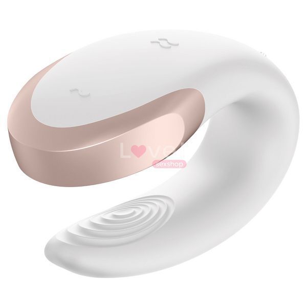 Смарт-вібратор для пар Satisfyer Double Love (White) SO4928 фото
