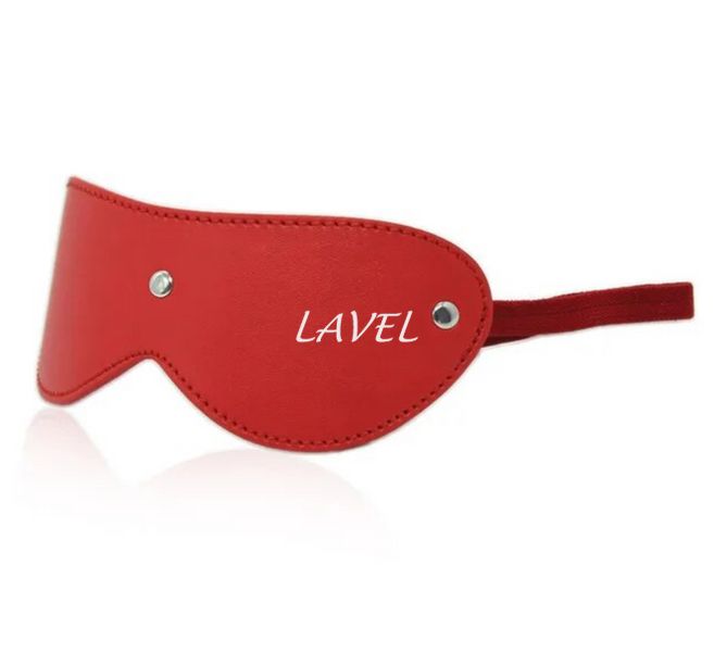Маска из эко-кожи, красная Lavel LAV2000060 фото