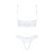 Эротический комплект Obsessive Heavenlly 2-pcs cupless set XS/S, открытая грудь, с доступом SO8175 фото 3