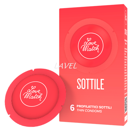 Презервативи - Love Match Sottile (Thin), 54 мм, 6шт 8118000011 фото