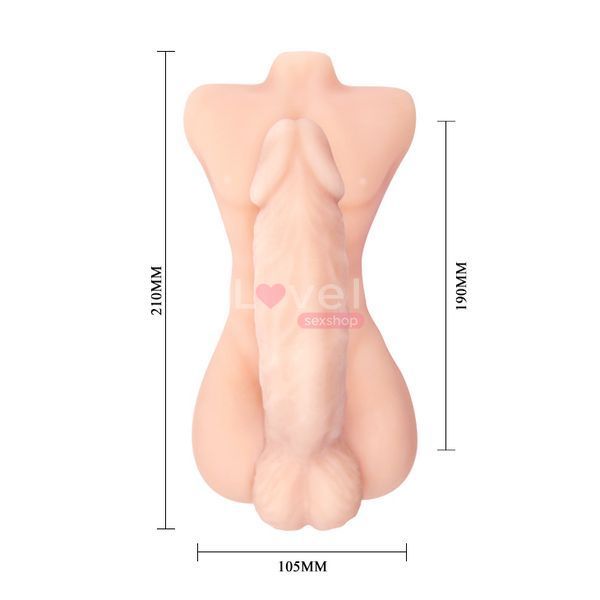 Фалоімітатор Temptation Bigger Man Monster Dick 6603BW-008107GK фото