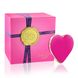 Вибратор-сердечко Rianne S: Heart Vibe Rose, 10 режимов, медицинский силикон, подарочная упаковка SO3874 фото 1