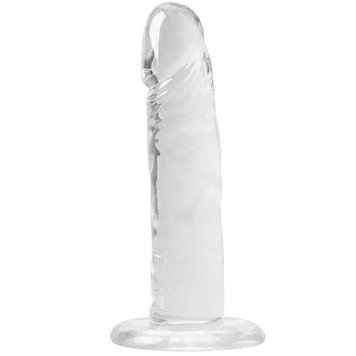 Прозрачный фаллоимитатор и насадка для страпона Alive Jelly Dildo Speedy, ТПЕ, длина 17,8 см SO3979 фото