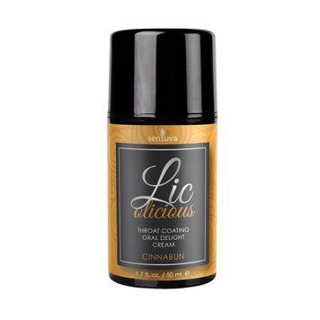 Гель для минета Sensuva Lic-o-licious Cinnabun (50 мл), маслянистый, без сахара SO3529 фото
